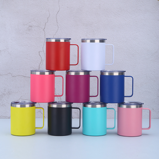 Stainless Steel Mug with Handle